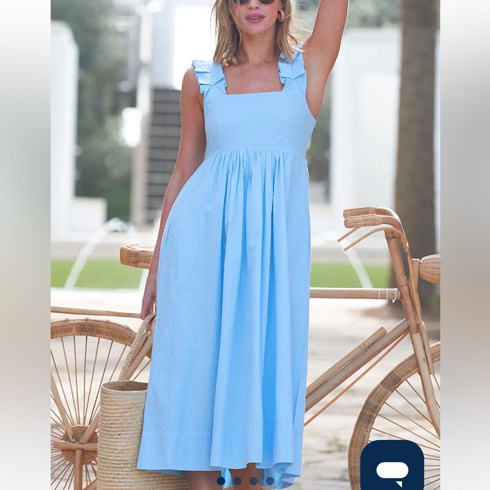 NWOT LAKE Lolly Dress in Morning Blue S